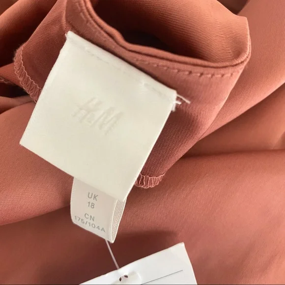 H&M | MAXI DRESS | BURNT ORANGE | SIZE 18 - Picture 11 of 13